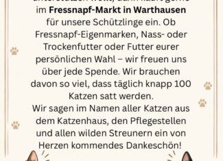 Unterstützung durch Futterspenden